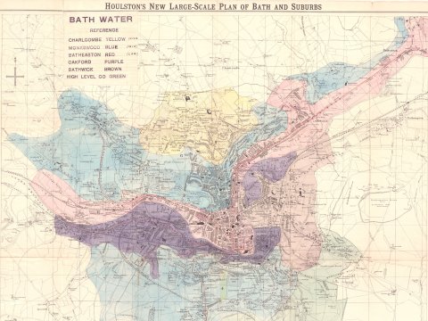 Plan of Bath City Water Supplies